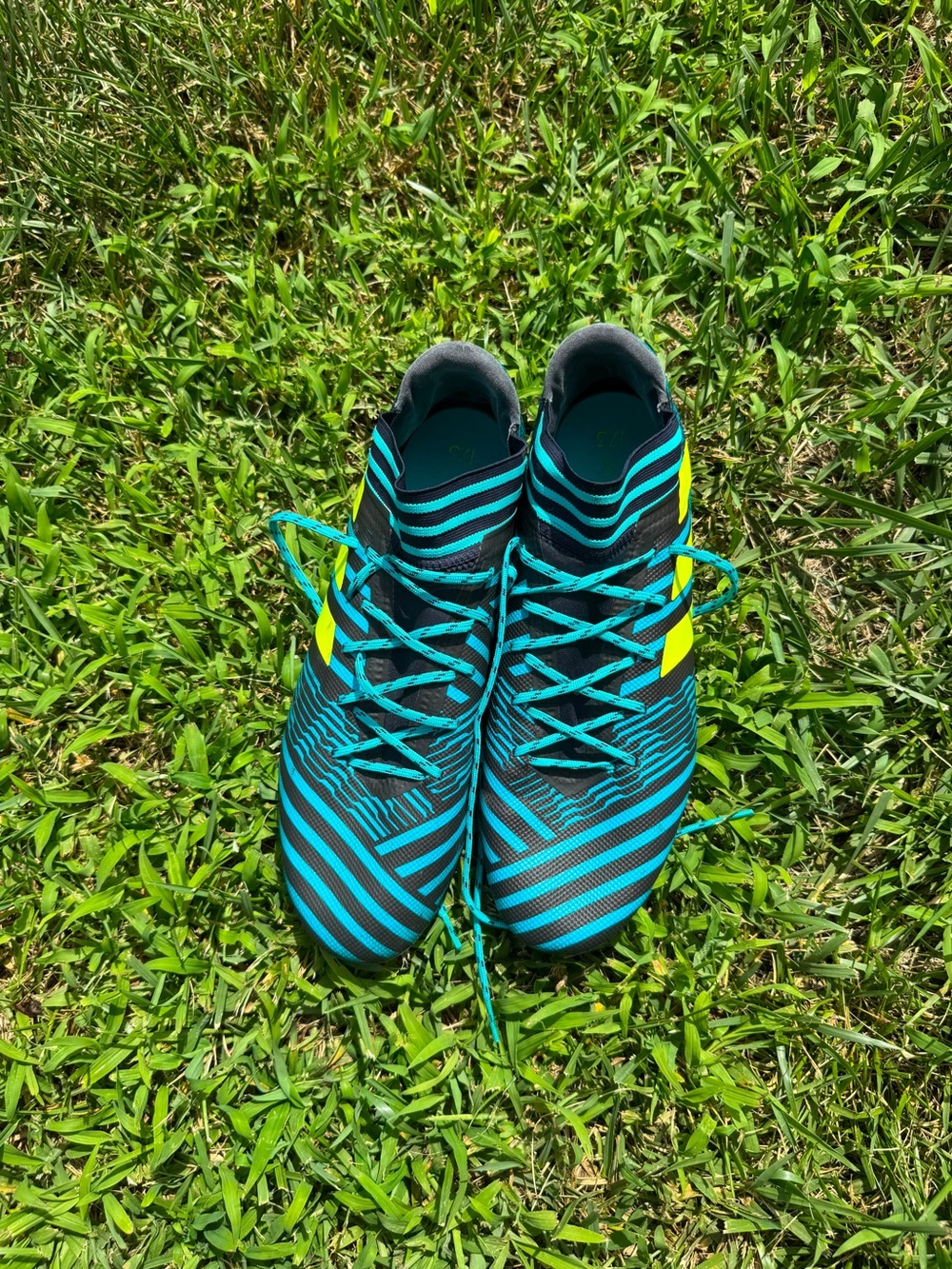 Adidas Nemeziz 17.1 FG Soccer Cleats “Ink Solar Yellow” BB6078 Men’s Size 12.5